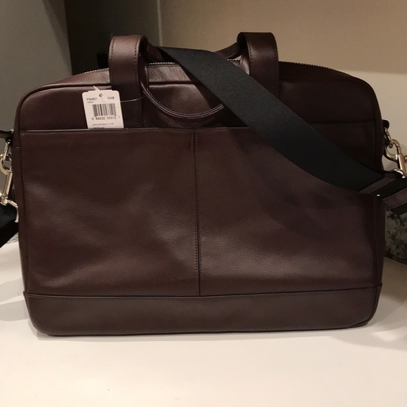 Coach Bags Coach Leather Signature Slim Briefcase Laptop Bag Poshmark
